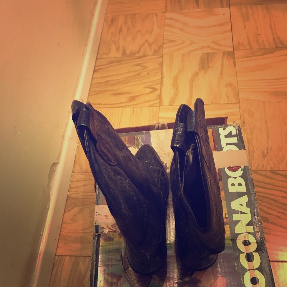Silver spur western boots